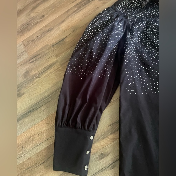 Button down rhinestone shirt - Picture 4 of 6